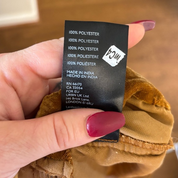 Free People copper velvet mini skirt - Picture 5 of 7